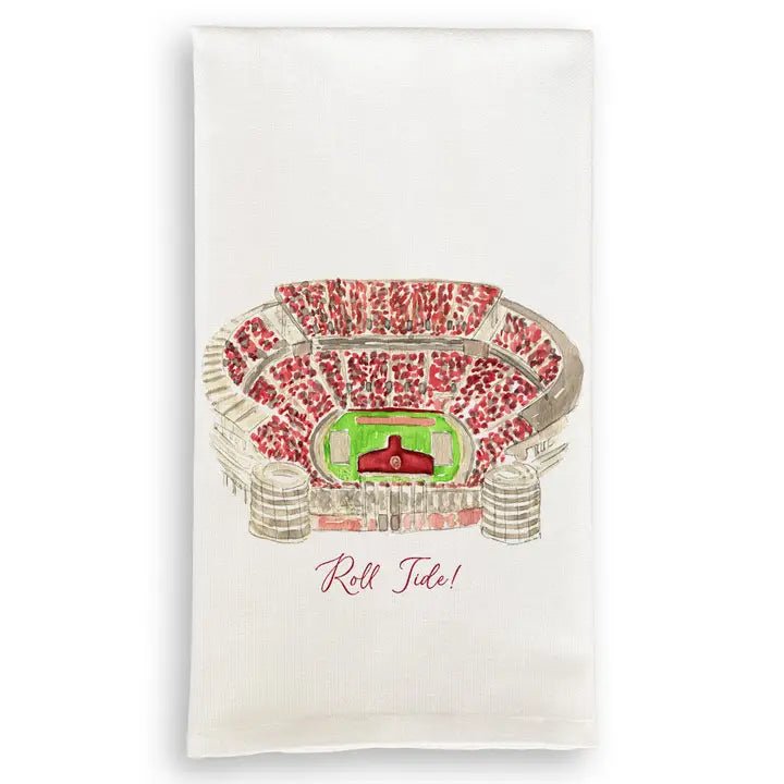 Alabama Football Stadium Tea Towel - Dishtowel - Jimberly's Boutique - Olive Branch - Mississippi