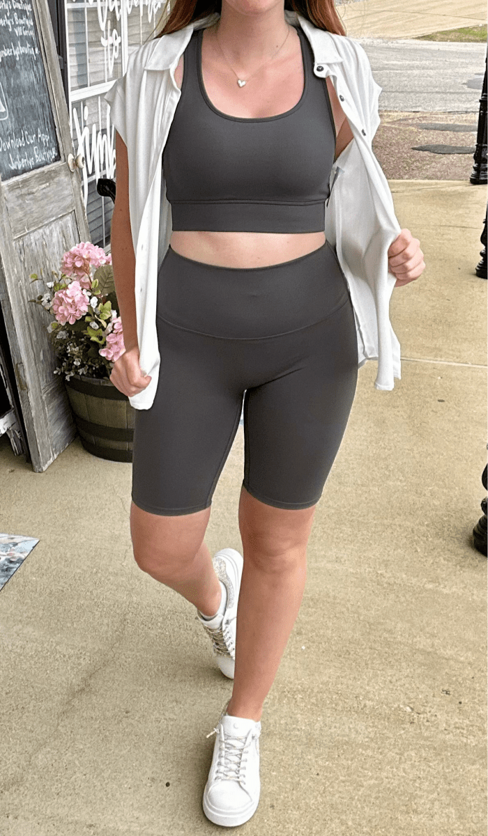 Athletic Set - Ash Grey - Jimberly's Boutique - Olive Branch - Mississippi