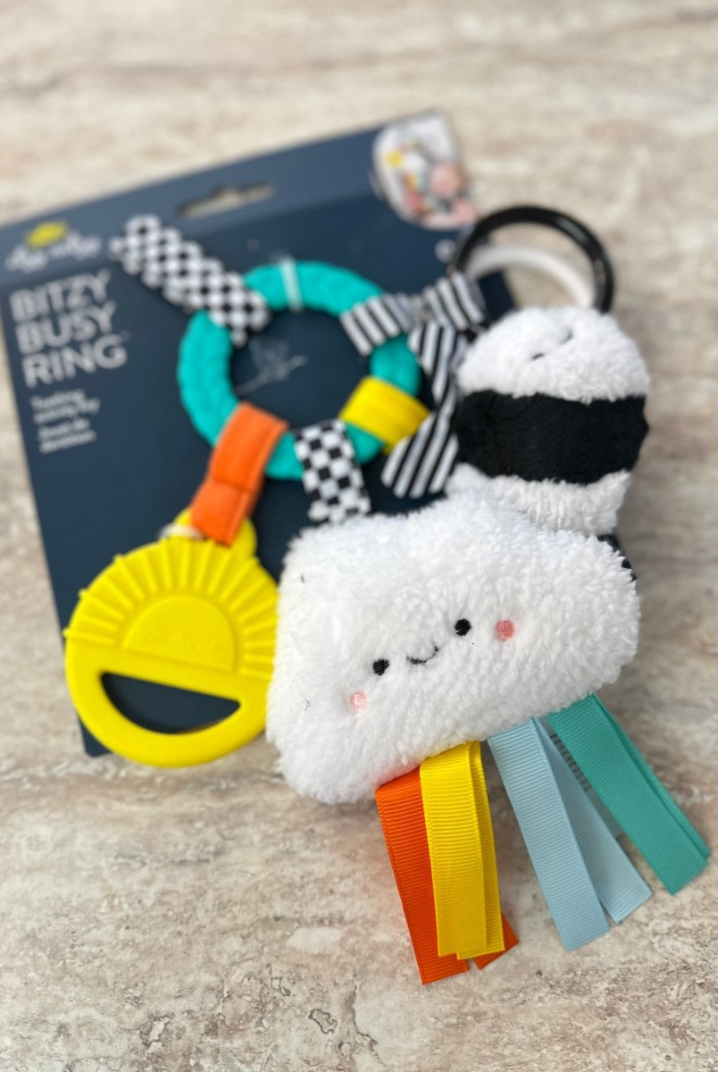 Bitzy Busy Ring Teething Activity Toy - High Contrast - Jimberly's Boutique - Olive Branch - Mississippi
