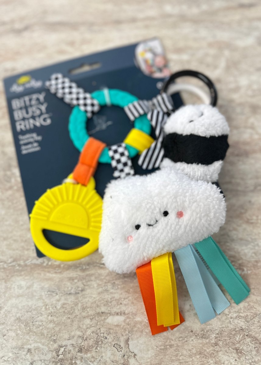 Bitzy Busy Ring Teething Activity Toy - High Contrast - Jimberly's Boutique - Olive Branch - Mississippi