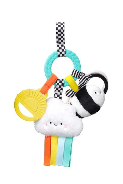 Bitzy Busy Ring Teething Activity Toy - High Contrast - Jimberly's Boutique - Olive Branch - Mississippi