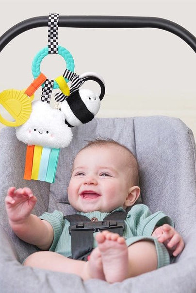 Bitzy Busy Ring Teething Activity Toy - High Contrast - Jimberly's Boutique - Olive Branch - Mississippi