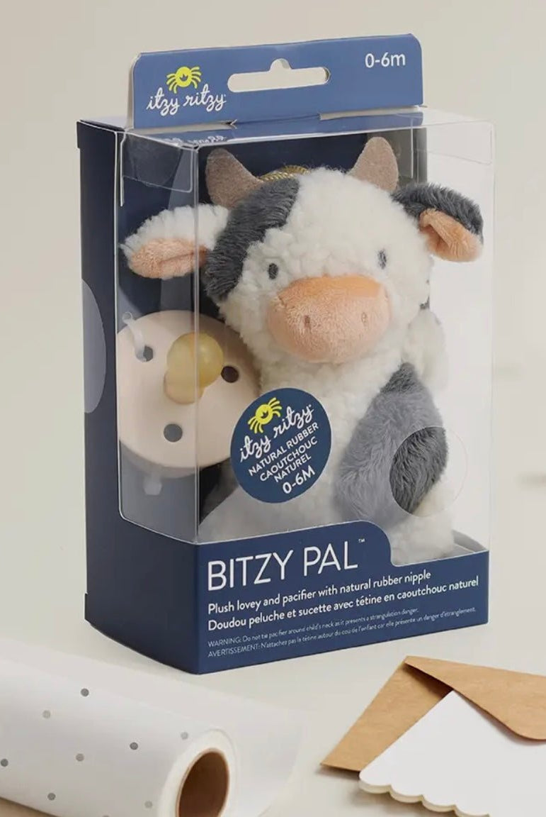 Bitzy Pal Natural Rubber Pacifier & Plush - baby gift - Jimberly's Boutique - Olive Branch - Mississippi