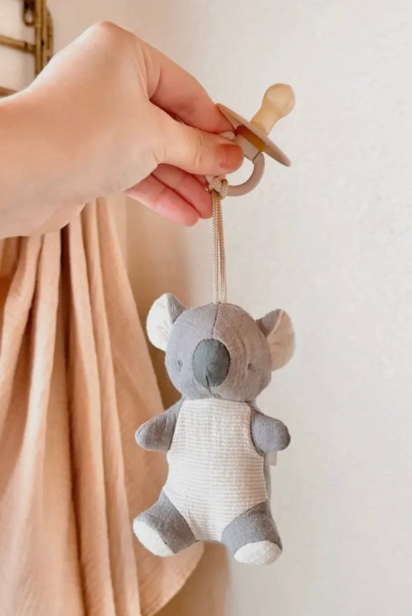 Bitzy Pal Natural Rubber Pacifier & Plush - baby gift - Jimberly's Boutique - Olive Branch - Mississippi