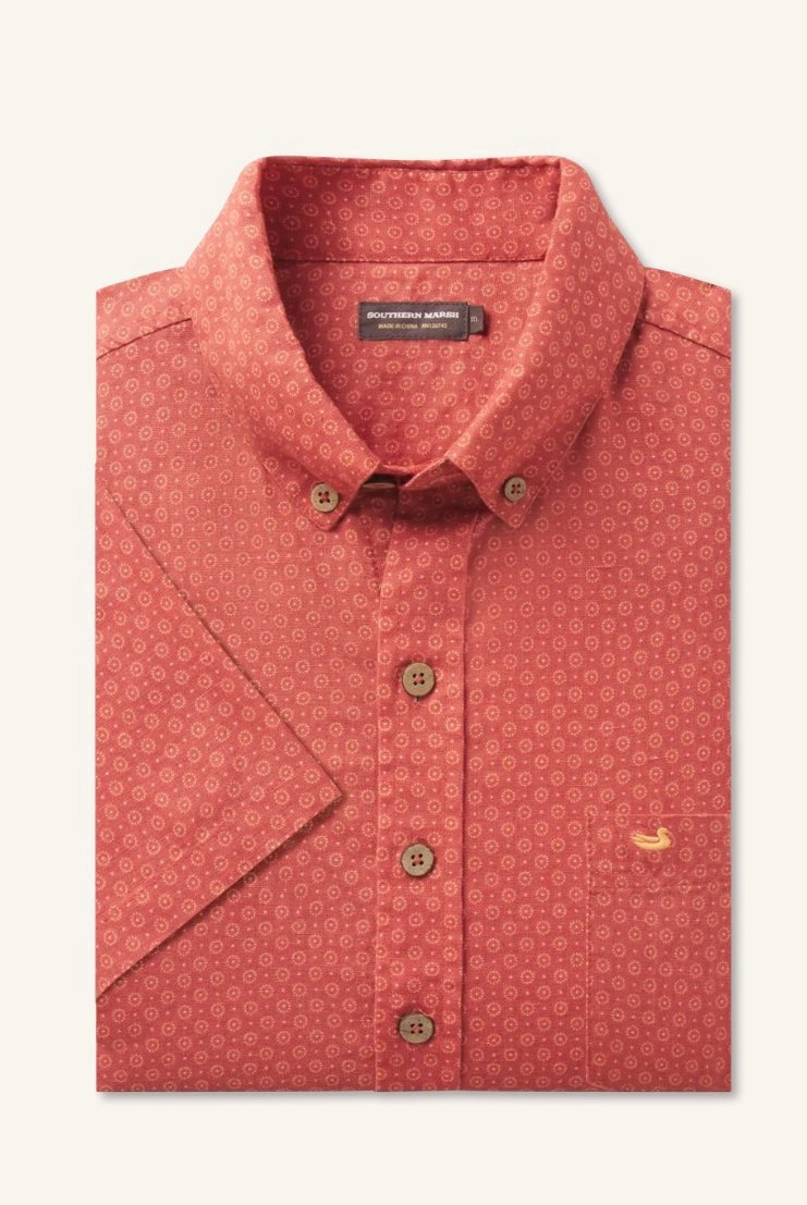 Blaise Relaxed Shirt - Paisley Dots - dress shirt -Jimberly's Boutique-Olive Branch-Mississippi