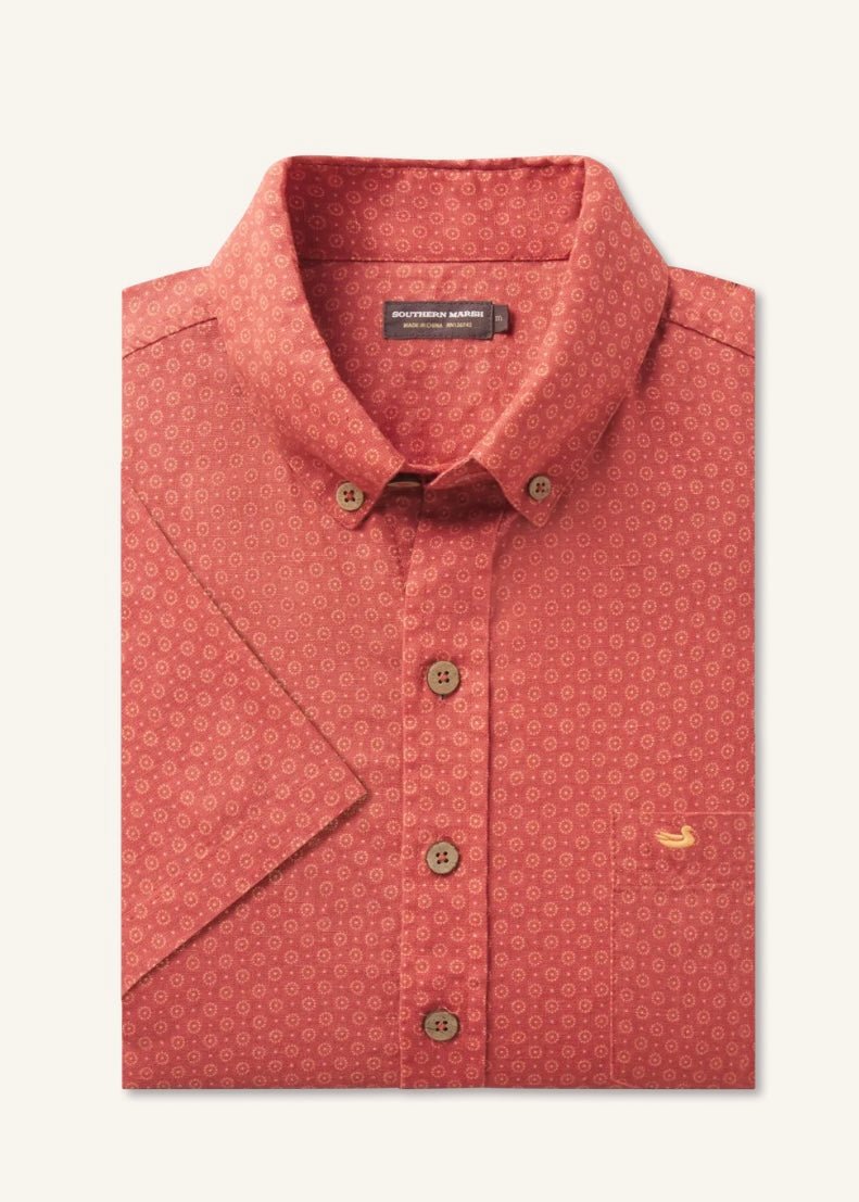 Blaise Relaxed Shirt - Paisley Dots - dress shirt -Jimberly's Boutique-Olive Branch-Mississippi