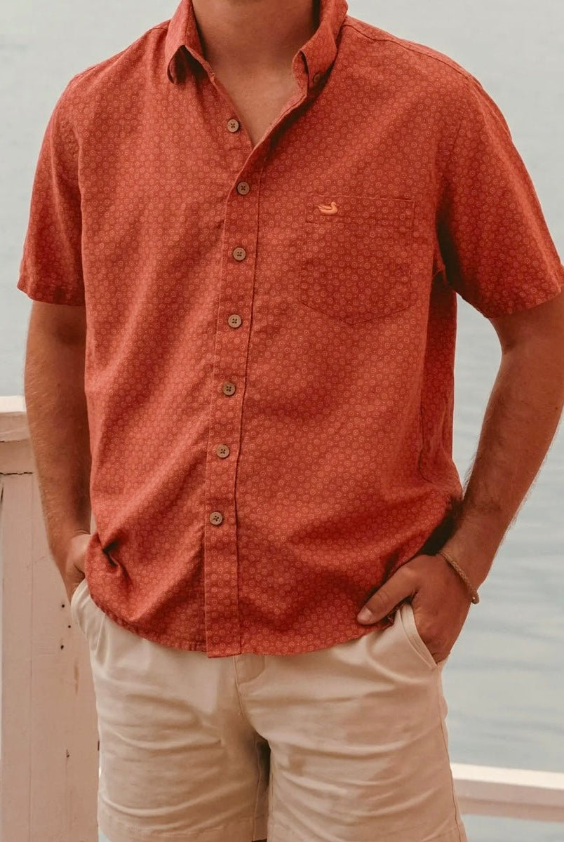 Blaise Relaxed Shirt - Paisley Dots - dress shirt -Jimberly's Boutique-Olive Branch-Mississippi