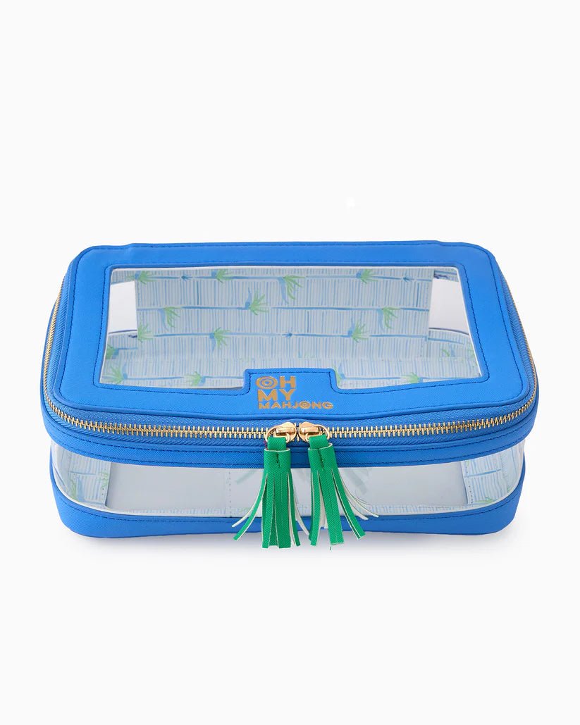 Blue Tile Storage Bag | Oh My Mahjong PREORDER - Mahjong Tile Storage Bag - Jimberly's Boutique - Olive Branch - Mississippi