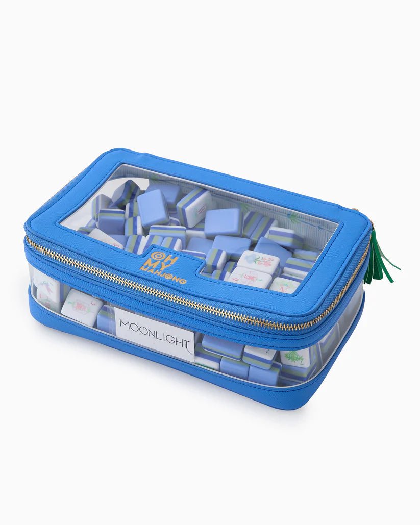 Blue Tile Storage Bag | Oh My Mahjong PREORDER - Mahjong Tile Storage Bag - Jimberly's Boutique - Olive Branch - Mississippi