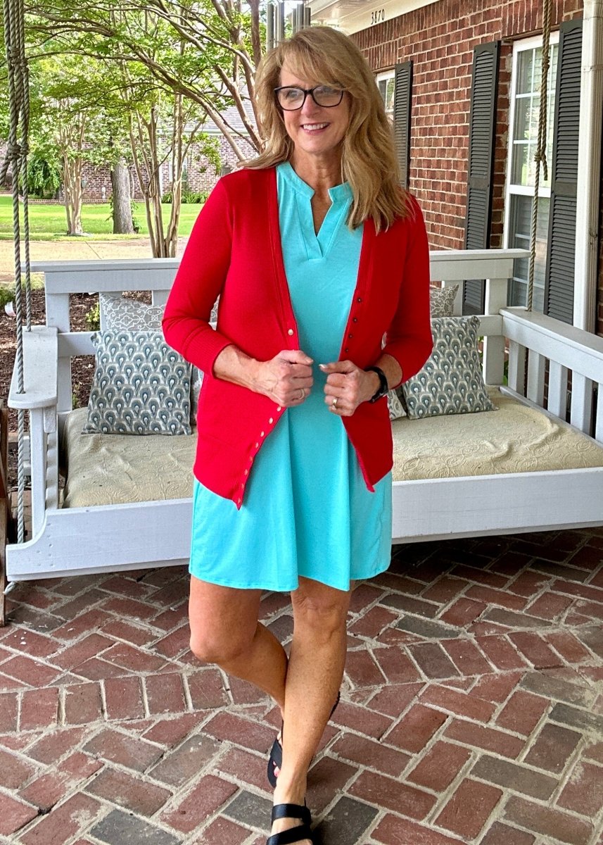 Bobbi Jo | 3/4 Sleeve Snap Cardigan | Ruby - Zenana Cardigan - Jimberly's Boutique - Olive Branch - Mississippi