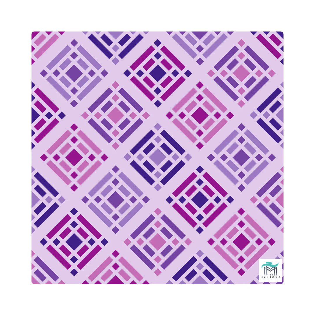 Brightside - Purple Mahjong Mat | My Fair Mahjong - Mahjong Mat - Jimberly's Boutique - Olive Branch - Mississippi