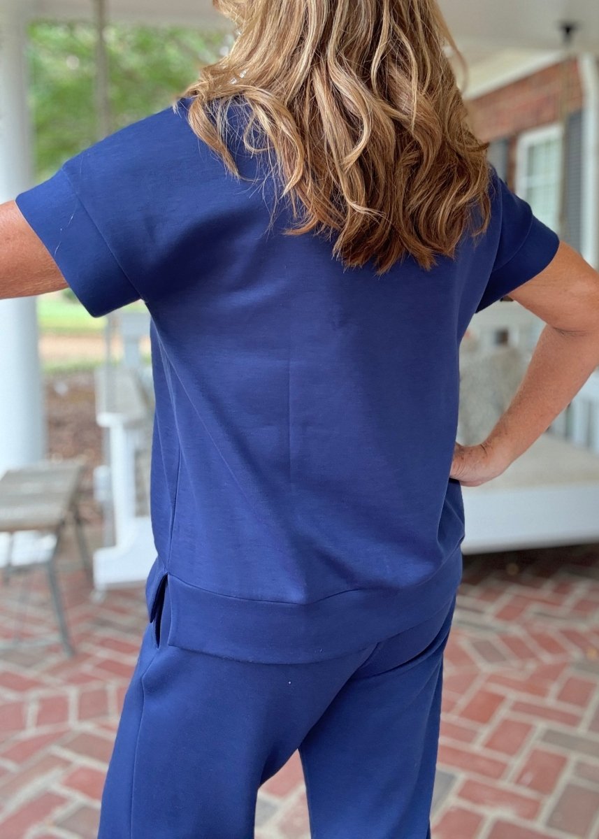 Catalina Lounge/Travel Set - Navy | Dear Scarlett - lounge set - Jimberly's Boutique - Olive Branch - Mississippi