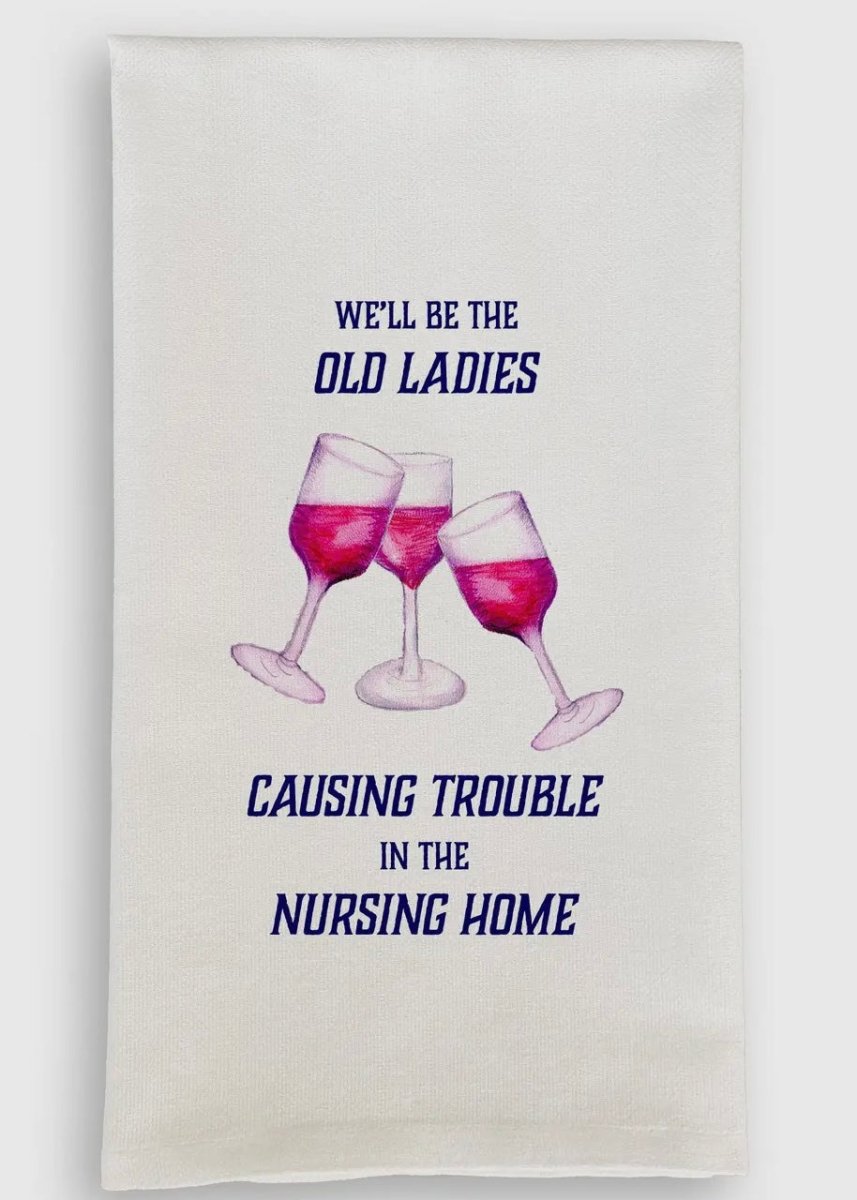 Causing Trouble Tea Towel - Dishtowel - Jimberly's Boutique - Olive Branch - Mississippi
