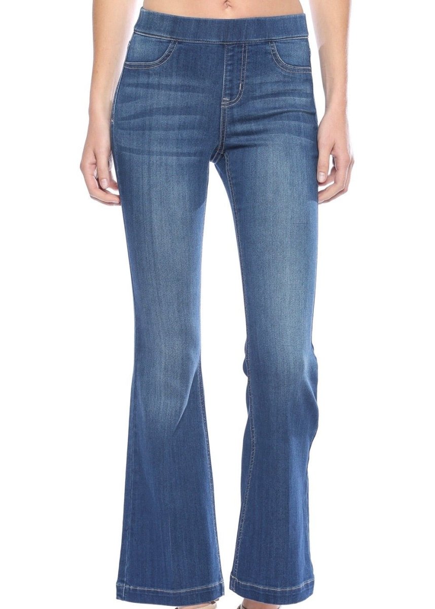 Cello Denim Flare Jeans - Dark Wash - 30" Inseam (Reg & Plus) - jeans - Jimberly's Boutique - Olive Branch - Mississippi