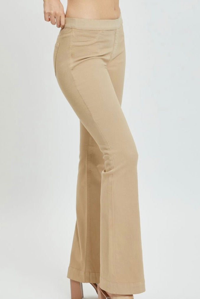 Cello Pull On Flare Jeans - Chai Tea - jeans - Jimberly's Boutique - Olive Branch - Mississippi