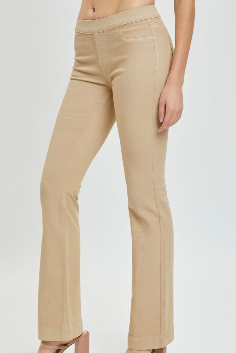 Cello Pull On Flare Jeans - Chai Tea - jeans - Jimberly's Boutique - Olive Branch - Mississippi