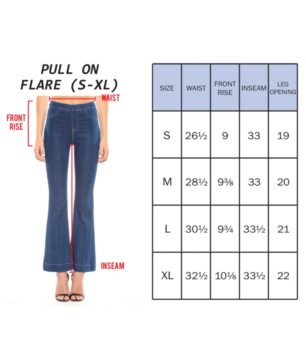 Cello Pull On Flare Jeans - Chai Tea - jeans - Jimberly's Boutique - Olive Branch - Mississippi