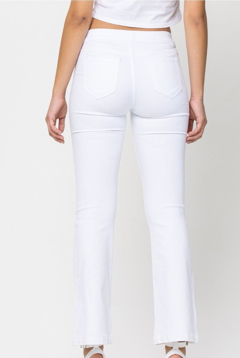Cello White Flare Jeans/Jeggings - Short/30” Inseam - jeans - Jimberly's Boutique - Olive Branch - Mississippi