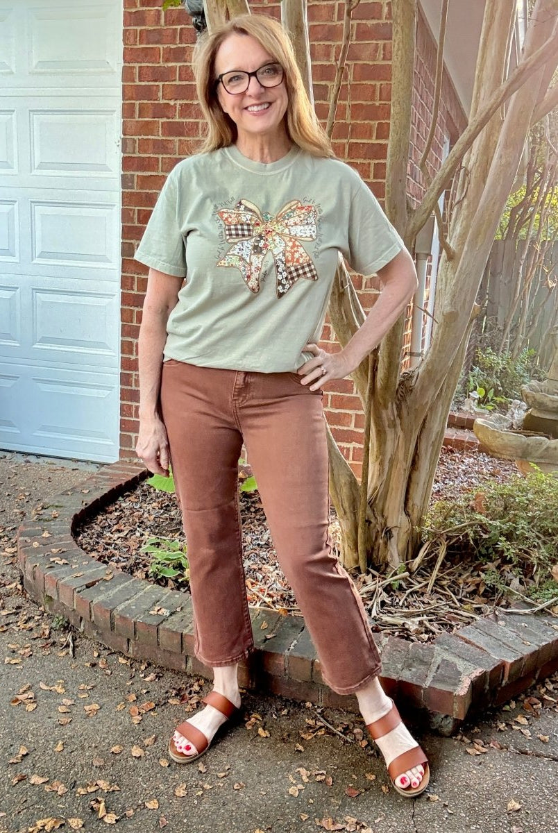 Chaffee Espresso Straight Crop Jeans| Risen - risen jeans - Jimberly's Boutique - Olive Branch - Mississippi