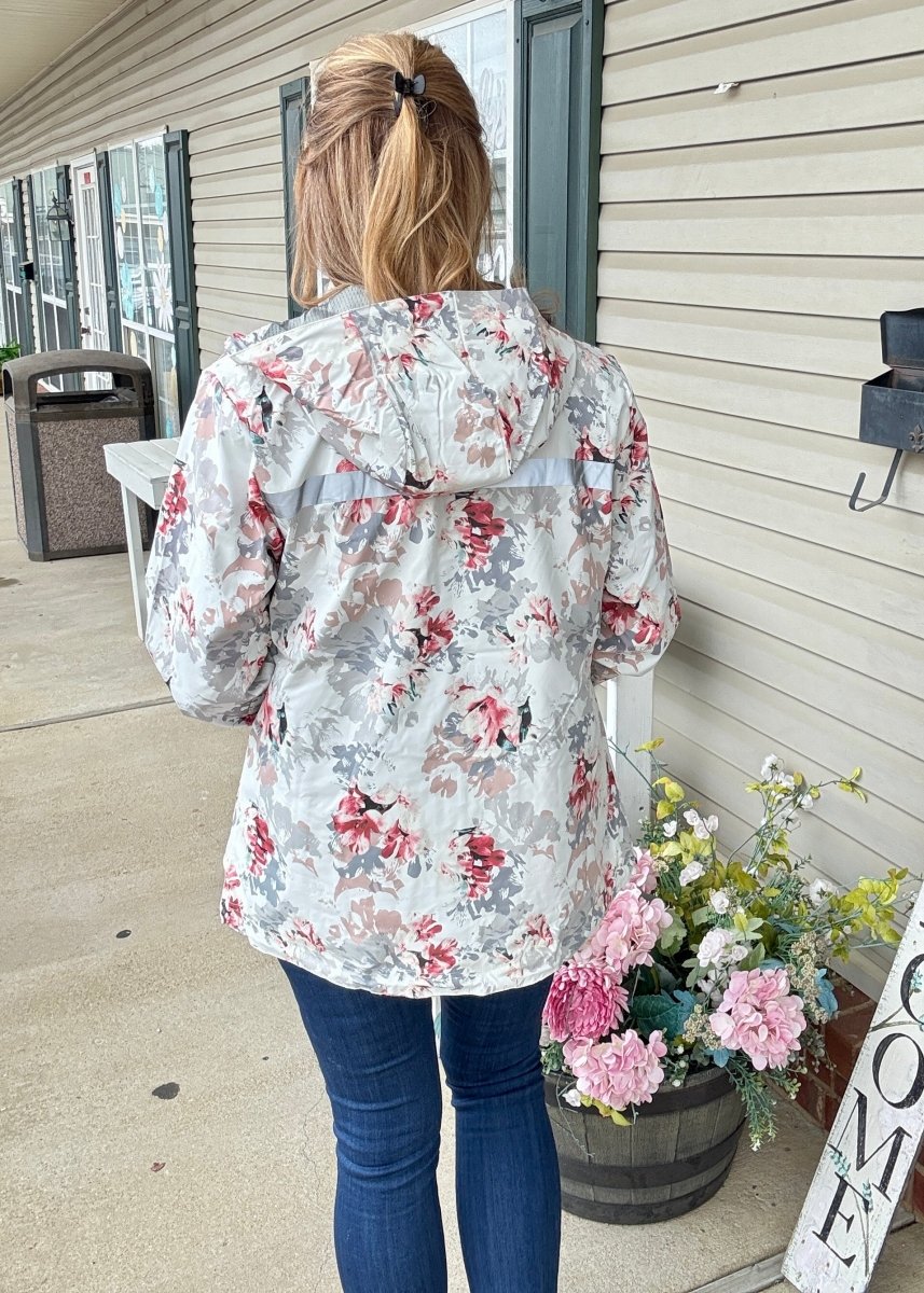 Charles River New Englander Rain Jacket _ Floral - Rain Jacket - Jimberly's Boutique - Olive Branch - Mississippi