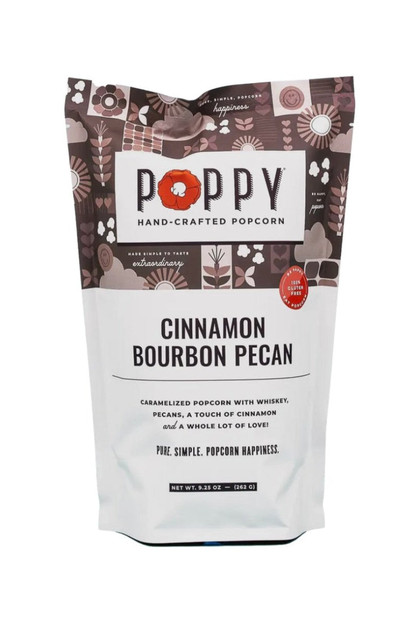 Cinnamon Bourbon Pecan Popcorn | Poppy Popcorn - popcorn - Jimberly's Boutique - Olive Branch - Mississippi