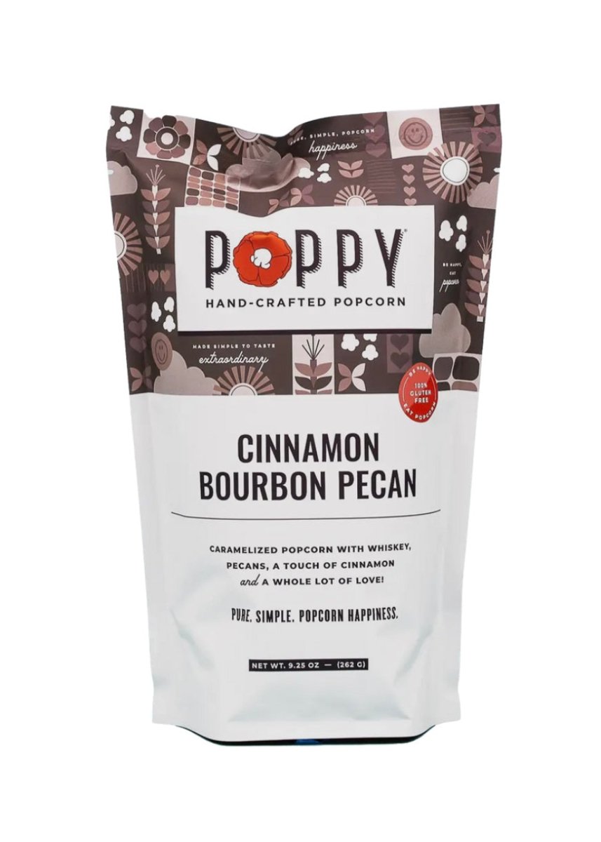 Cinnamon Bourbon Pecan Popcorn | Poppy Popcorn - popcorn - Jimberly's Boutique - Olive Branch - Mississippi
