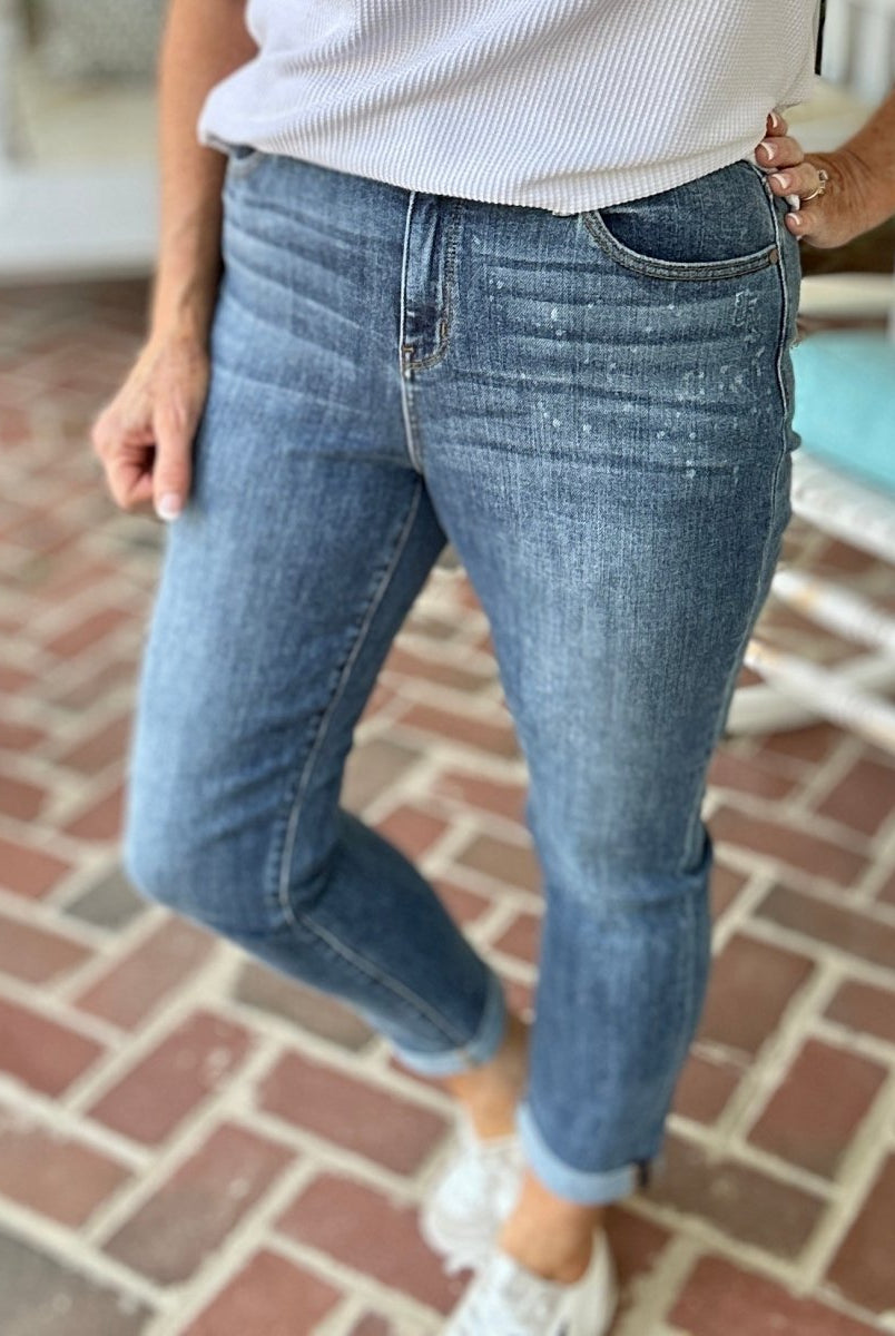 Coldwater High Rise Boyfriend | Judy Blue Jeans | Dark Wash - jeans - Jimberly's Boutique - Olive Branch - Mississippi