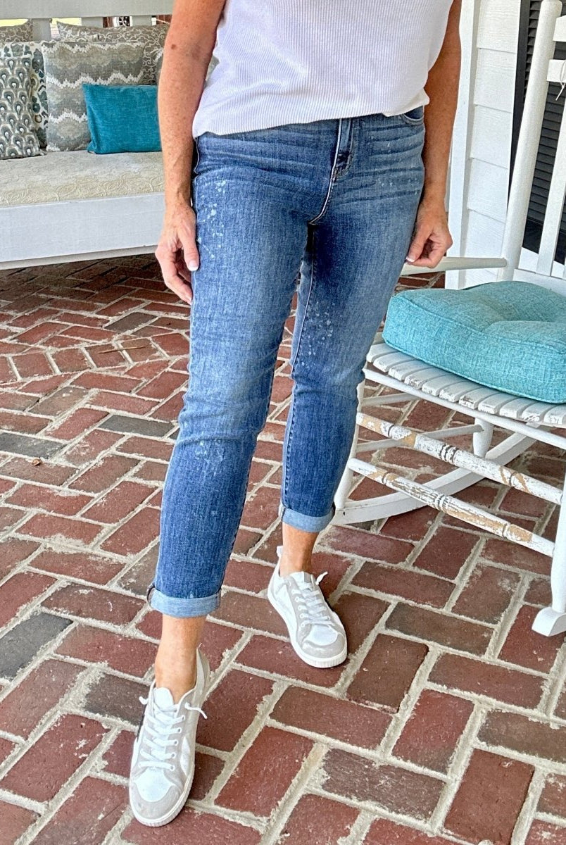 Coldwater High Rise Boyfriend | Judy Blue Jeans | Dark Wash - jeans - Jimberly's Boutique - Olive Branch - Mississippi