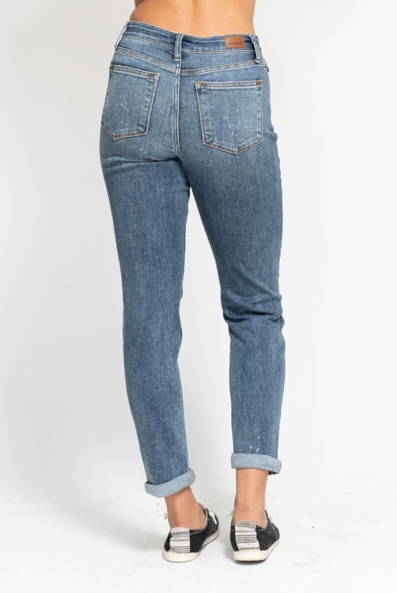 Coldwater High Rise Boyfriend | Judy Blue Jeans | Dark Wash - jeans - Jimberly's Boutique - Olive Branch - Mississippi