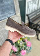 Corkys | Literally | Loafers | Light Grey Suede - Corky Hey Girl Loafers - Jimberly's Boutique - Olive Branch - Mississippi