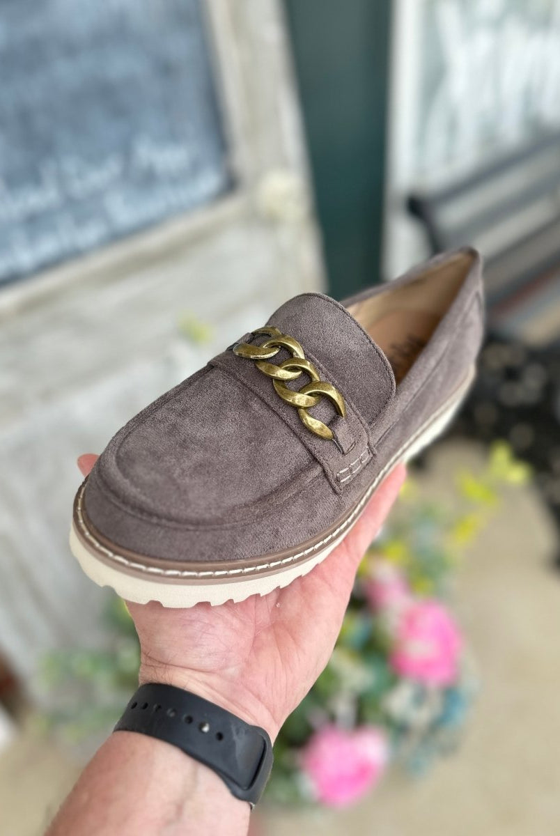 Corkys | Literally | Loafers | Light Grey Suede - Corky Hey Girl Loafers - Jimberly's Boutique - Olive Branch - Mississippi