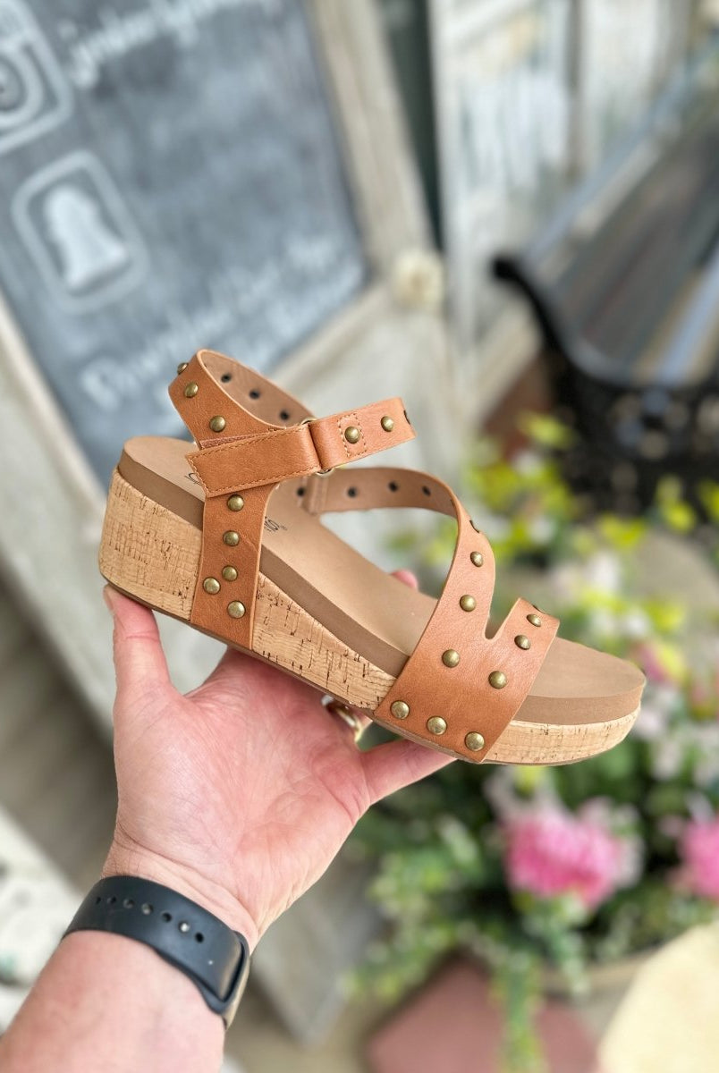 Corkys Wedge Sandals | Revolve | Cognac - Corkys Wedge Sandals -Jimberly's Boutique-Olive Branch-Mississippi