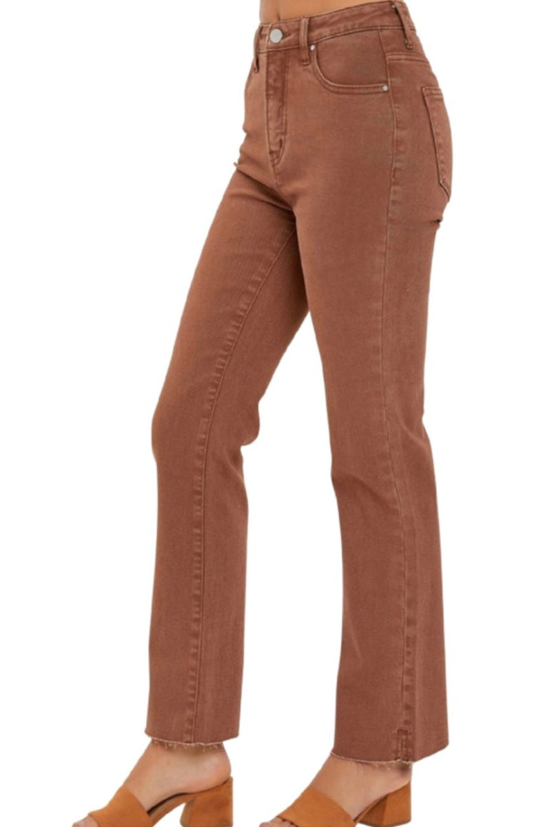 Crowley Espresso Tummy Control Jeans| Risen - risen jeans - Jimberly's Boutique - Olive Branch - Mississippi
