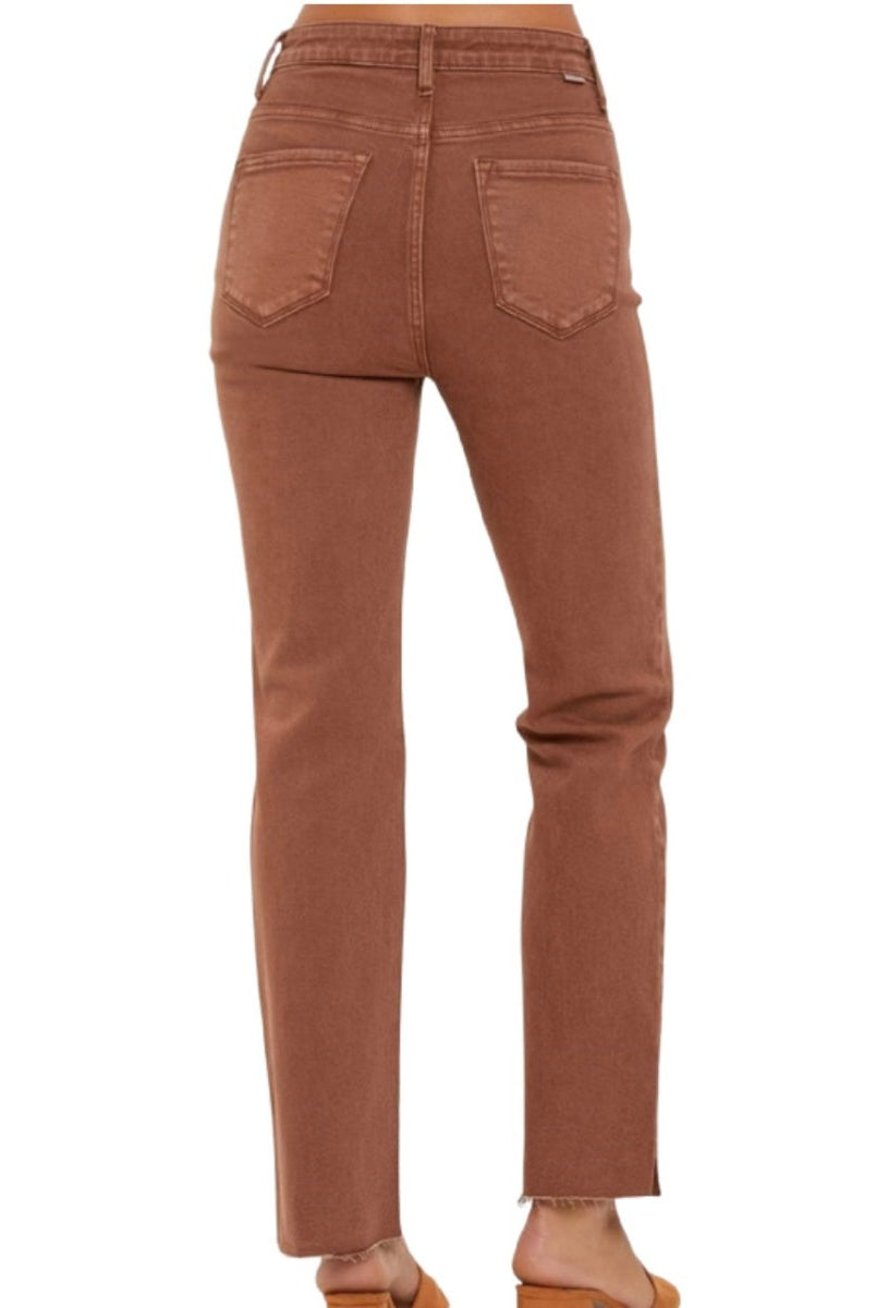 Crowley Espresso Tummy Control Jeans| Risen - risen jeans - Jimberly's Boutique - Olive Branch - Mississippi