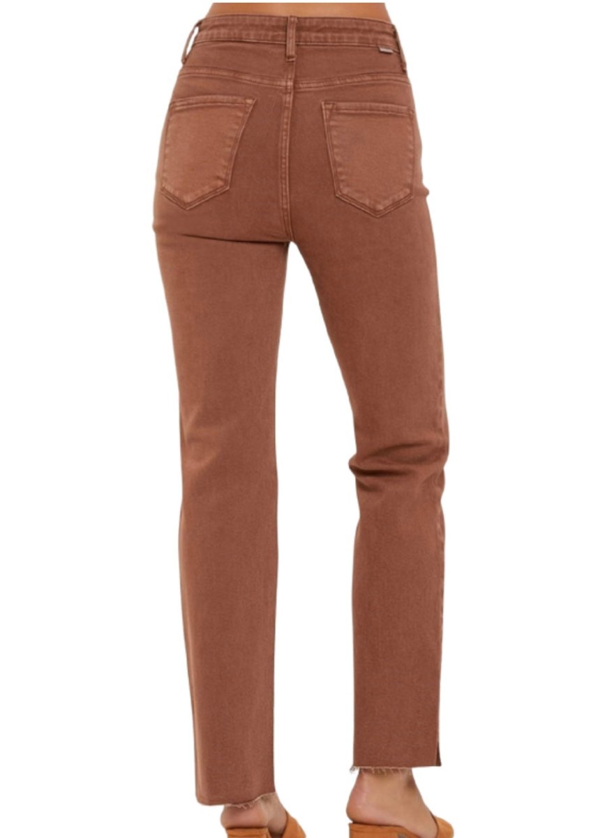 Crowley Espresso Tummy Control Jeans| Risen - risen jeans - Jimberly's Boutique - Olive Branch - Mississippi