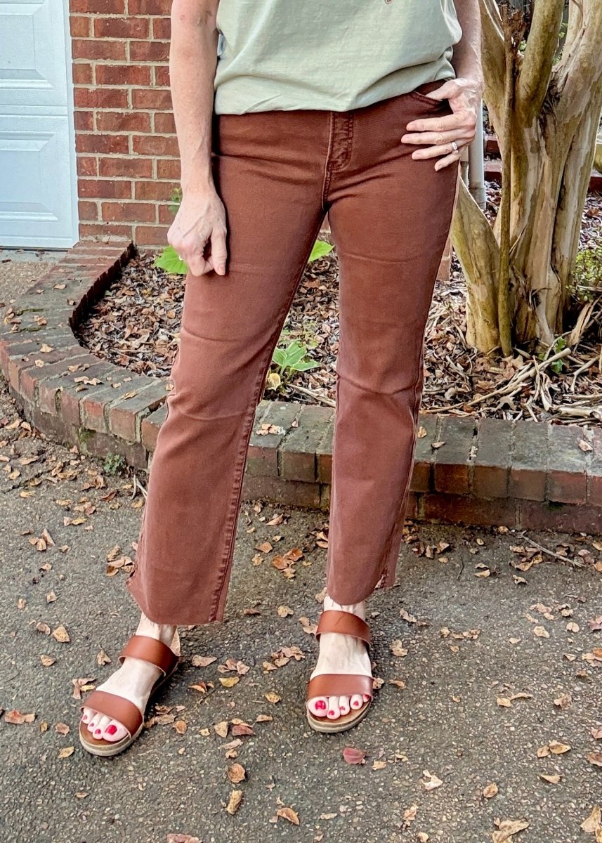 Crowley Espresso Tummy Control Jeans| Risen - risen jeans - Jimberly's Boutique - Olive Branch - Mississippi
