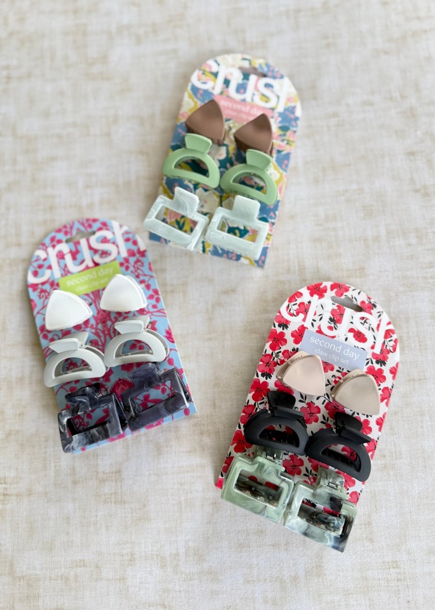 Crush Second Day Claw Clip Set - Hair Clip - Jimberly's Boutique - Olive Branch - Mississippi