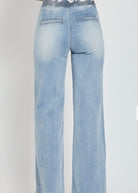 Custer Button Up Wide Leg Jeans| Risen - risen jeans - Jimberly's Boutique - Olive Branch - Mississippi