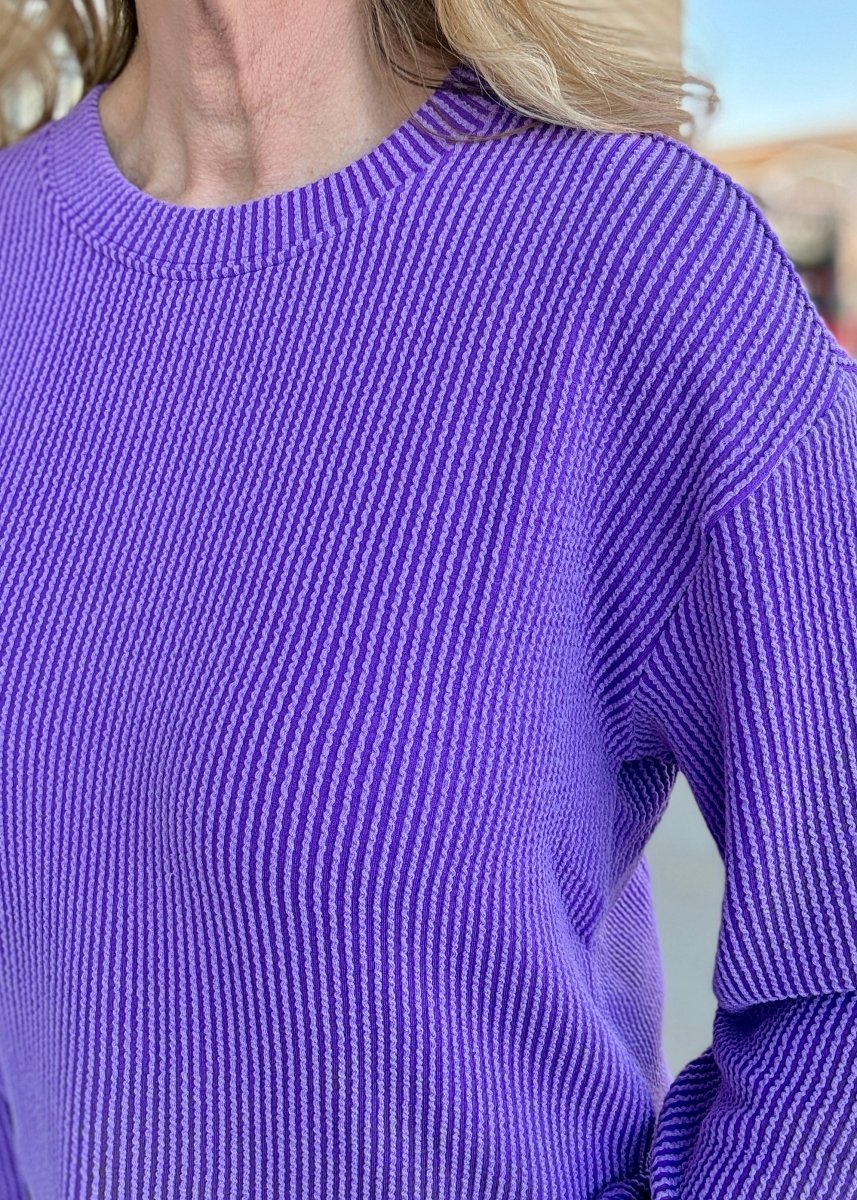 Darcy Lounge Set - Purple - pants set -Jimberly's Boutique-Olive Branch-Mississippi