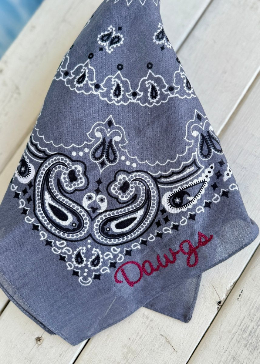 Dawgs Embroidered Bandana - accessories - Jimberly's Boutique - Olive Branch - Mississippi