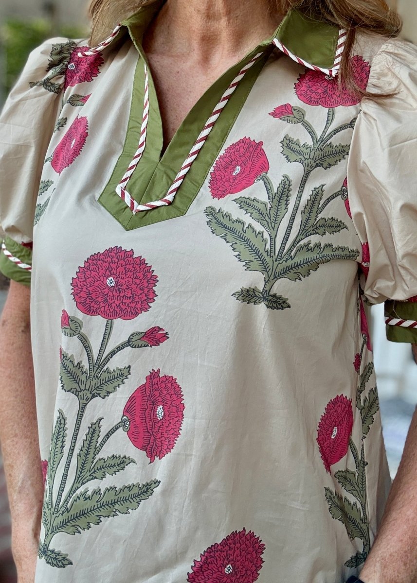 Delta Bloom Top - Ecru | Entro - Entro Top - Jimberly's Boutique - Olive Branch - Mississippi