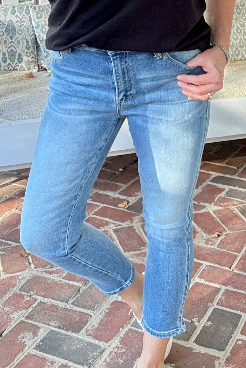 Delta Crop Skinny Jeans | Risen - risen jeans - Jimberly's Boutique - Olive Branch - Mississippi