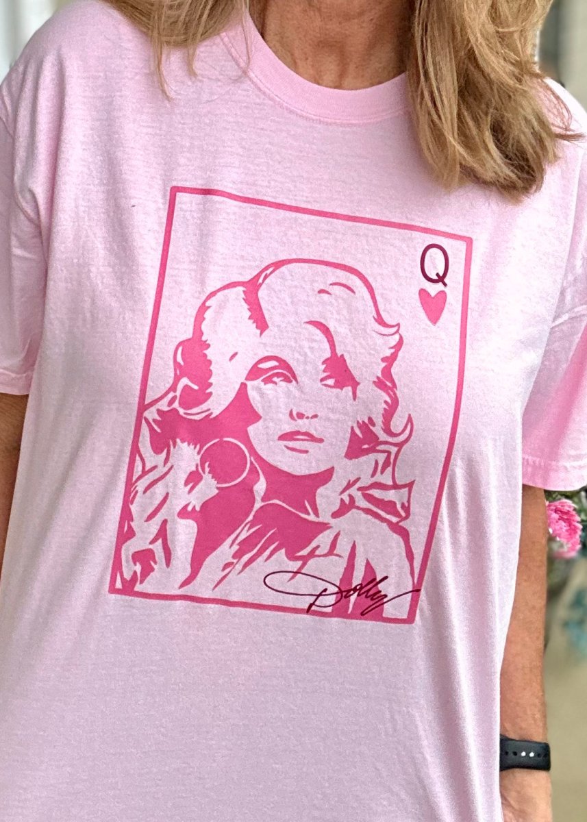 Dolly | Queen of Hearts | Comfort Colors Tee - Comfort Colors Graphic Tee -Jimberly's Boutique-Olive Branch-Mississippi