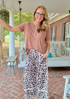 Dolphin Hem Top - Cocoa - Casual Top - Jimberly's Boutique - Olive Branch - Mississippi