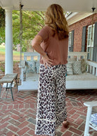 Ella Leopard Wide Leg Cropped Pants - casual pants - Jimberly's Boutique - Olive Branch - Mississippi