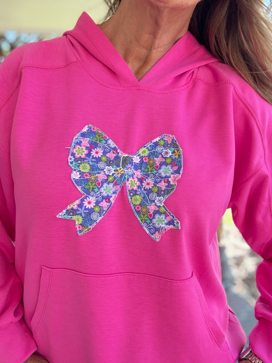 Floral Bliss Applique Hoodie | Dear Scarlett - hoodie - Jimberly's Boutique - Olive Branch - Mississippi