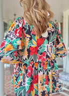 Garden Grace Top - Black Mix - Floral Top - Jimberly's Boutique - Olive Branch - Mississippi