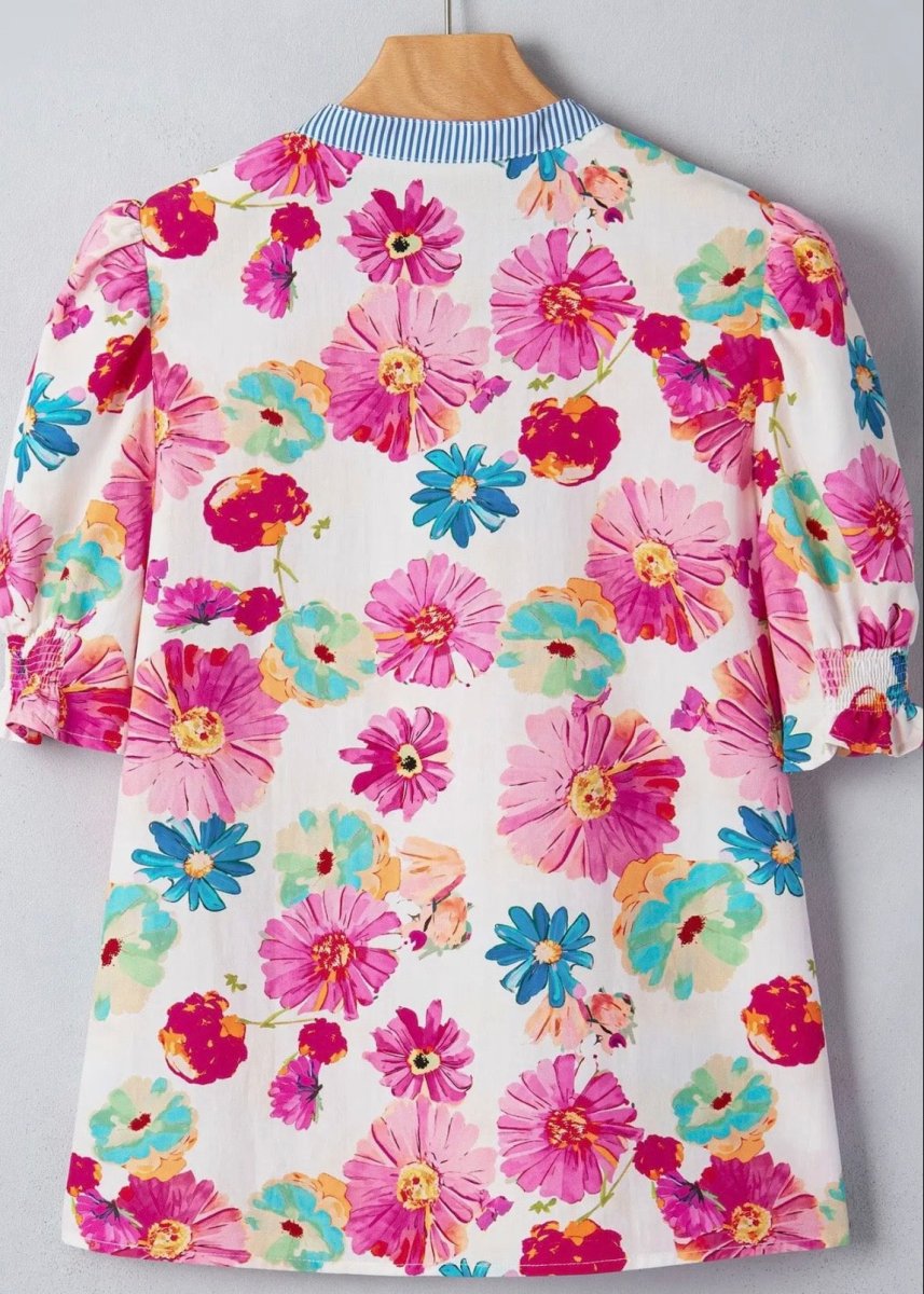 Gemma Floral Top - Jimberly's Boutique-Olive Branch-Mississippi