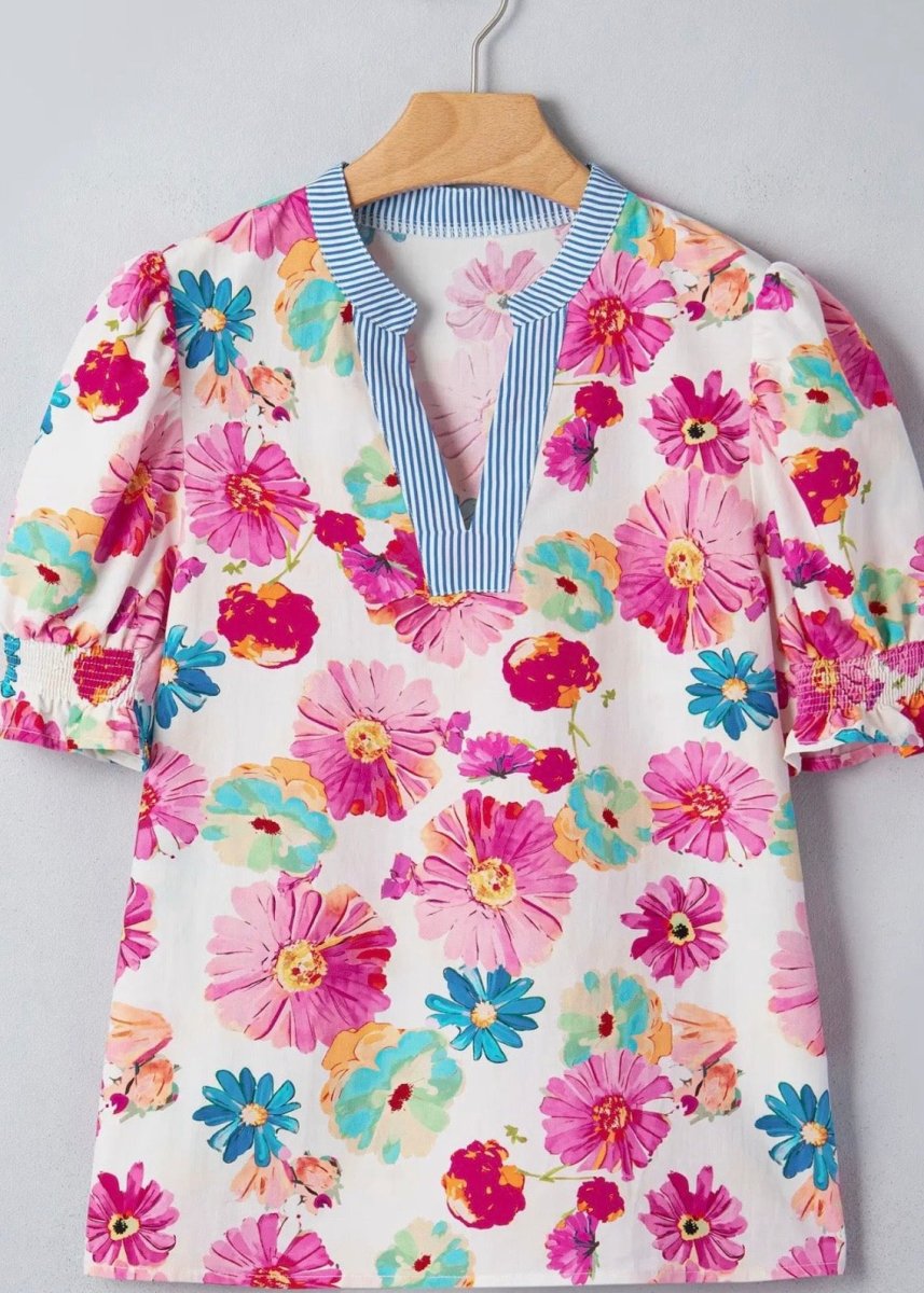 Gemma Floral Top - Jimberly's Boutique-Olive Branch-Mississippi