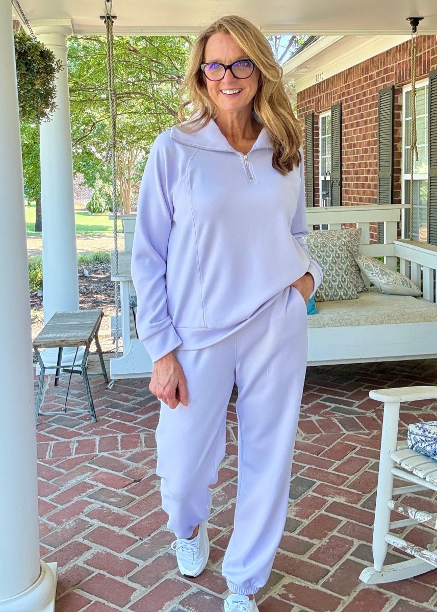 Hamptons Travel Set - Lavender - jogger set - Jimberly's Boutique - Olive Branch - Mississippi